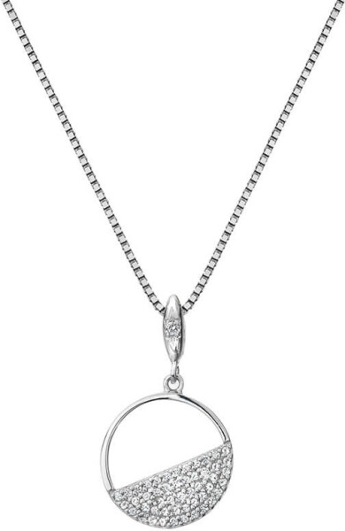 Hot Diamonds Strieborný náhrdelník s diamantom Horizon Topaz DP766