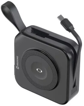 Swissten Powerbank ALL-IN-ONE PRO Li-Pol 5/9/12V for charging phones and other devices 22013978 10000mAh kabel USB-C 1