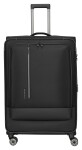 Veľký textilný kufor na kolieskach Travelite Crosslite XL Black