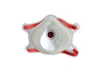 Respirátor Payper FFP3 AK003 s výdychovým ventilčekom Farba: Biela/ Červená, Veľkosť: U