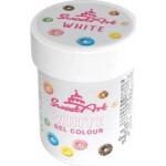 SweetArt dekoratívna gélová farba White (30 g) - dortis - dortis