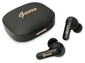 Guess PU Metal Logo TWS čierna / Bezdrôtové slúchadlá / Do uší (57983129039)