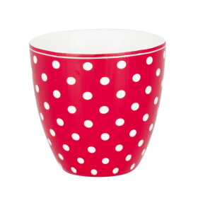 GREEN GATE Mini latte cup Dotty Red 130 ml