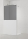 Sprchová zástena SAT Walk-in 120x100 cm na zníženú priečku chróm SATBWIS120KSPR SATBWIS120KSPR