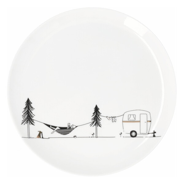 Räder Porcelánový dezertný tanier Camping Ø 15,2 cm