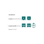 Instalprojekt - Kúpeľňový radiátor TRICK - Pripojenie radiátora - Spodná pripojenie, Radiátory - Farebné prevedenie HL - Biela, Rozmer radiátora HL - 530 × 1847 mm, výkon 848 W RADTRK501835