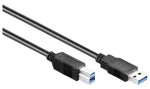 Good Connections USB 3.0 AB čierna / Kábel / USB-A - USB-B / 5 m / USB 3.2 Gen 1 (2710-S05)