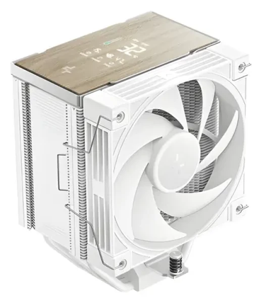 DEEPCOOL AK700 Digital biela / Chladič CPU / 7 tepelných trubíc / 120 mm FDB / digitálny displej / AMD + Intel (R-AK700-WHNDMN-GJD)