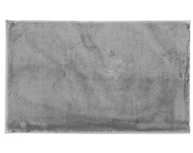 Kúpeľňová predložka Králik 50x80 cm, strieborná%