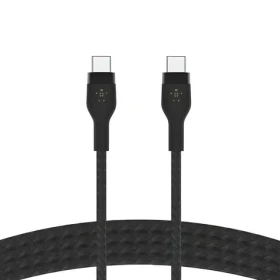 Belkin Flex CAB011bt2MBK čierna / Kábel USB-C na USB-C / 60W / 2 m (CAB011BT2MBK)