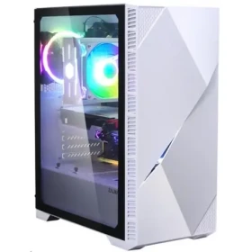 ZALMAN Z3 Iceberg biela / ATX / 2xUSB 3.0 + 1xUSB 2.0 / 2x120mm / bez zdroja / priehľadná bočnica (Z3 ICEBERG WHITE)