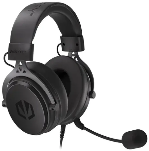 Endorfy VIRO čierna / herné slúchadlá s mikrofónom / odnímateľný mikrofón / 3.5mm Jack / 53mm meniče / 1.2m (EY1A002)