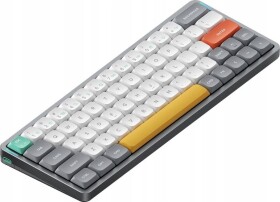 Nuphy - Air60 V2 Wireless Mechanical Keyboard - Bezdrôtová Klawiatura Mechaniczna Slim Lunar Gray Red