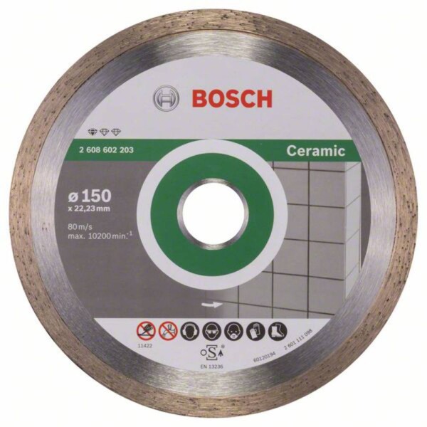 Bosch Accessories 2608602203 Bosch Power Tools diamantový rezný kotúč Priemer 150 mm 1 ks; 2608602203