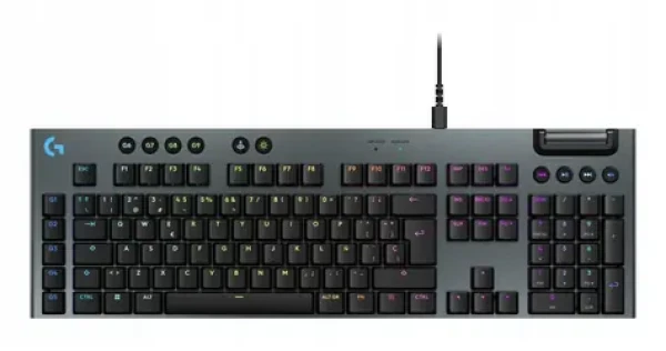 Logitech G915 X WIRED čierna / Herná klávesnica / ESP layout / USB / RGB Lightsync (920-012943)