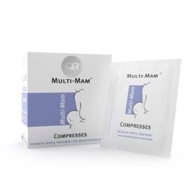 MULTI-MAM Compresses nelepivé obklady 12 kusov - MULTI MAM COMPRESSES hojivý obklad pre dojčiace matky 12 ks