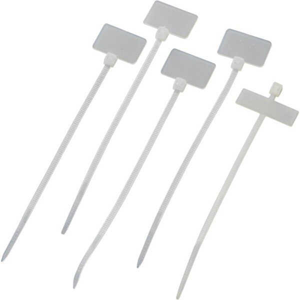 TRU COMPONENTS značenie káblov Potlačiteľná plocha: 20 x 13 mm prírodná 100 ks; 539848