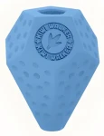 KIWI WALKER Hračka DIABALL Maxi modrá / Guma / Otvor na maškrty / Pre psov / 10 cm (RUB-247)