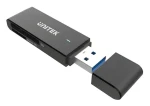 Unitek Y-9327A čierna / Čítačka pamäťových kariet / USB 3.2 Gen 1 Type-A / SD microSD / 2 sloty (Y-9327A)