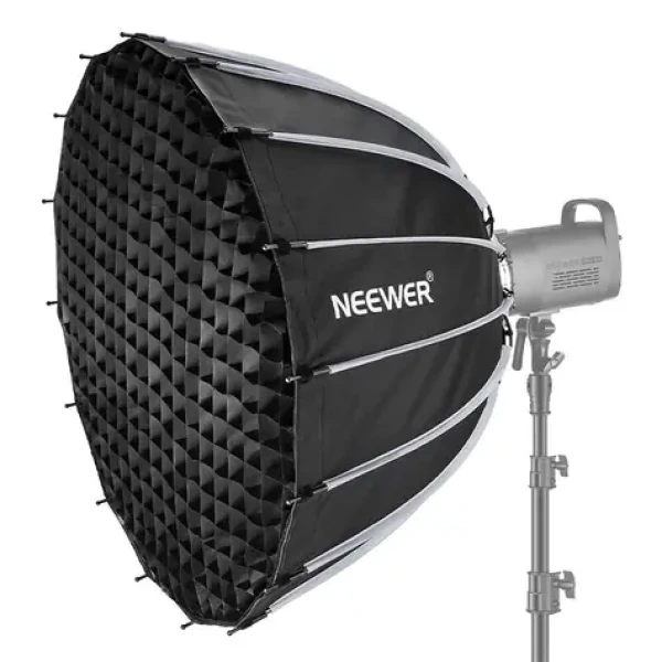 Neewer Softbox 85 cm / Parabolický / Bowens mount / 2x difúzor / voštinová mriežka (B0BLC6NCGK)