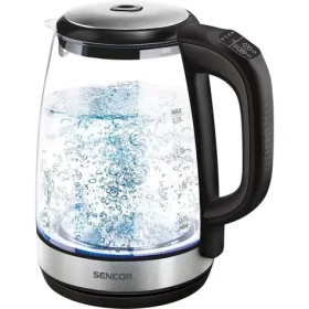 Sencor SWK 2090BK strieborná / Rýchlovarná kanvica / 2200W / 2L (8590669216673)