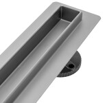 REA - Lineárne odtokový žľab + sifón + nožičky + rošt Neo 900 Slim Pro REA-G8403