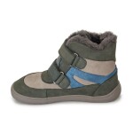 Chlapčenské zimné barefoot topánky RODRIGO GRIS, PRO-tex, Protetika, sivá - 22