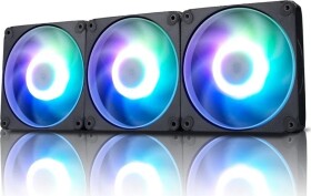 Aigo InWin AM120S RGB PWM Lüfter 3er Pack - 120mm, schwarz