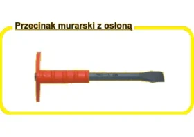 Juco murársky sekáč s PVC chráničom 350 mm / Sekáč / kovaná oceľ / šírka ostrie 30 mm (35362)