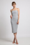 LaLupa Dress LA062 Light Grey