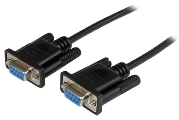 StarTech sériový null modem kábel DB9 čierna 1 m / Sériový kábel / Null modem / DB9-DB9 (SCNM9FF1MBK)
