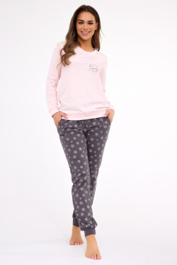 DÁMSKE PYŽAMO DR 163/461 SNEH růžová L
