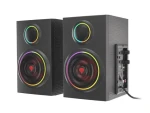 Genesis Helium 300BT ARGB čierna / Reproduktory / 24W / Bluetooth 5.0 / USB / minijack 3.5mm (NCS-1716)