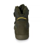Chlapčenské zimné barefoot topánky PRO-tex LENO KHAKI - 32