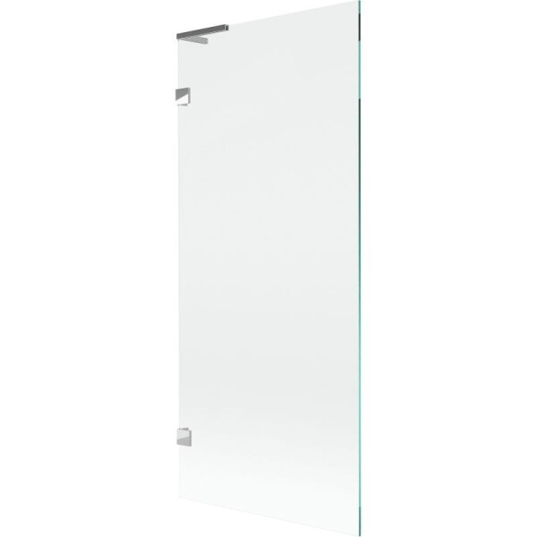 MEXEN/S - Lunar L vaňová zástena FIX 80 x 150, transparent, chróm 897L-080-000-01-00