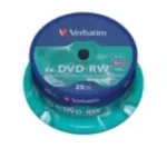 Verbatim 25ks DVD-RW 4.7GB 4x / Spindl (43639)