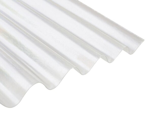 Sklolaminátová vlnitá doska Guttapral PES - 2000 × 950 mm – 1,9 m² (číra)