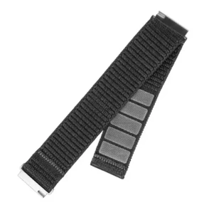 FIXED Nylonový remienok Nylon Sporty Strap s Quick Release 20mm pre smartwatch tmavo šedý (FIXNST2-20MM-GR)