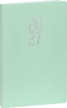 NOTIQUE Ponza 2027 mentolový / Týždenný diár / 15 × 21 cm