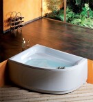 POLYSAN - TANYA L asymetrická vaňa 160x120x49cm, biela 65119