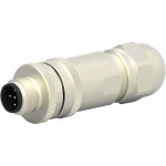TE Connectivity neupravený zástrčkový konektor pre senzory - aktory, T4111512051-000, piny: 5, 1 ks; T4111512051-000