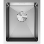 MEXEN - Trixo oceľový drez 1-bowl 370 x 440 mm, nerez 6412371000-01