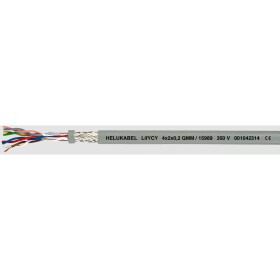 HELU 15991-500 dátový kábel LifYCY 6 x 2 x 0.2 mm² sivá 500 m; 15991-500