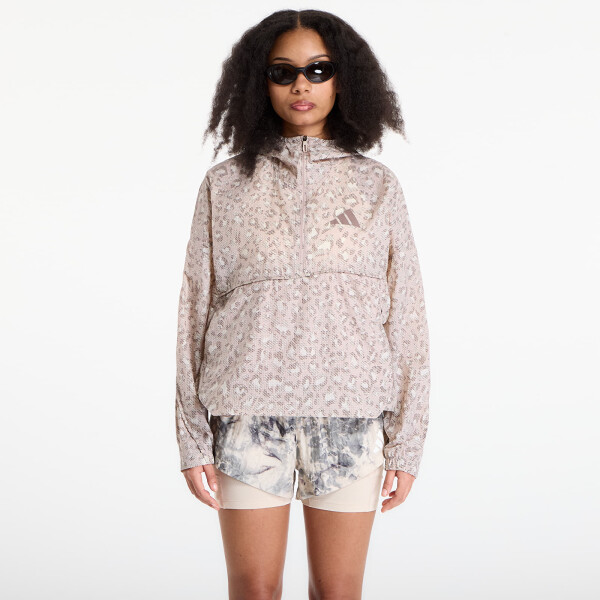 Bunda adidas Terrex Xploric Clima365 Printed Wind Anorak Wonder Alumina/ Wonder Taupe/ Trace Brown L