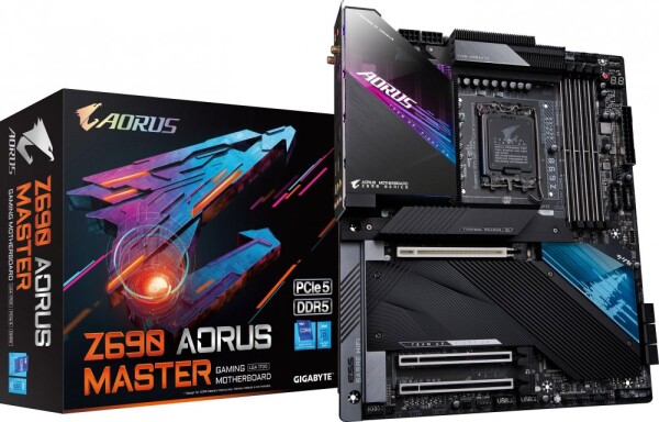 GIGABYTE Z690 AORUS MASTER / Z690 / LGA 1700 / 4X DDR5 / PCIEx16 / 1x 10GLAN / Wi-Fi / E-ATX / dopredaj (Z690 AORUS MASTER)