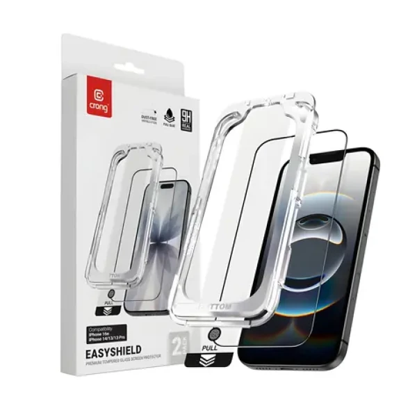 EasyShield 2-Pack / Ochranné sklo / Apple iPhone 17e, 16e, 14, 13, 13 Pre / 2 ks / Tvrdené sklo (CRGES2PIP16E)