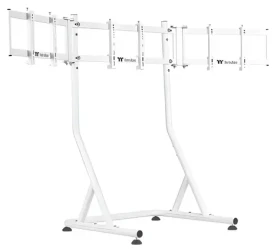 Thermaltake Triple Monitor Stand Snow biela / Trojitý stojan na monitory / pre GR500 / 32 "-55" / VESA / 60 kg (GEA-RMS-TMSWHT-01)