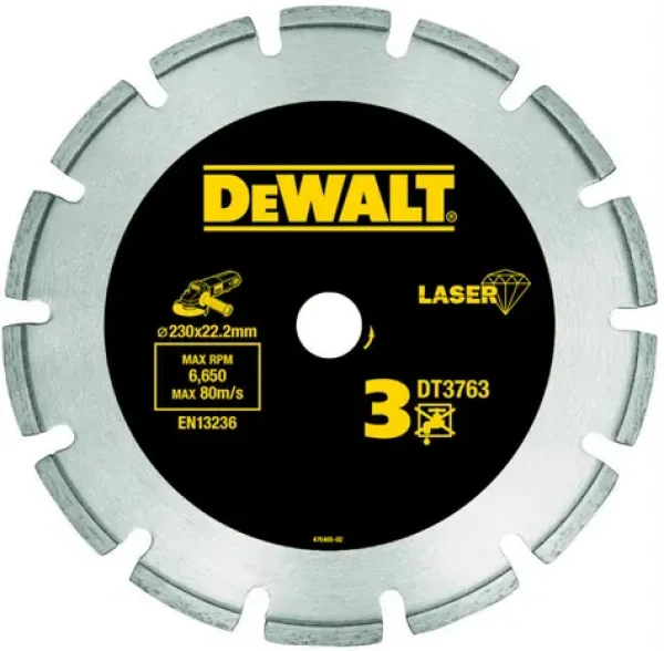 DeWalt DT3763 / Diamantový kotúč / Priemer 230x22.2 mm (DT3763)