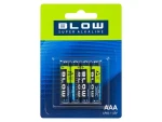 Alkalická batéria AAA LR03 Super Alkaline 4 ks / Batéria / Mikrotužková / Jednorazová (82-513#)