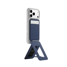 Moft Movas Snap Tripod Navy Blue / Peňaženka a stojanček / MagSafe / Tripod / Vegan Leather (MS027W-1-ME-NVBU)